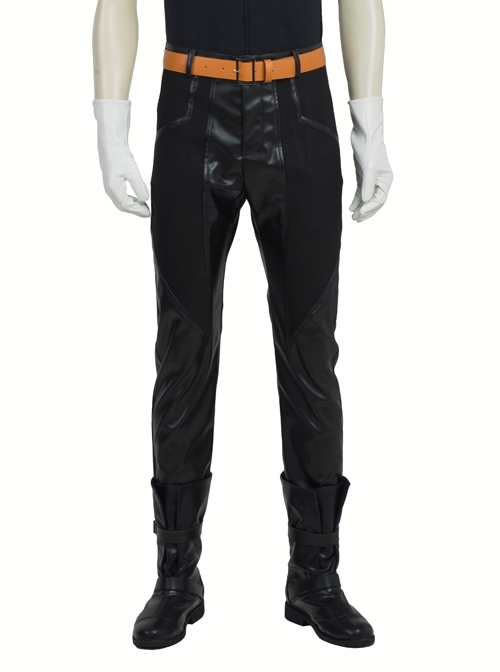 Japanese Anime Fullmetal Alchemist Edward Elric Halloween Cosplay Costume Black Pants