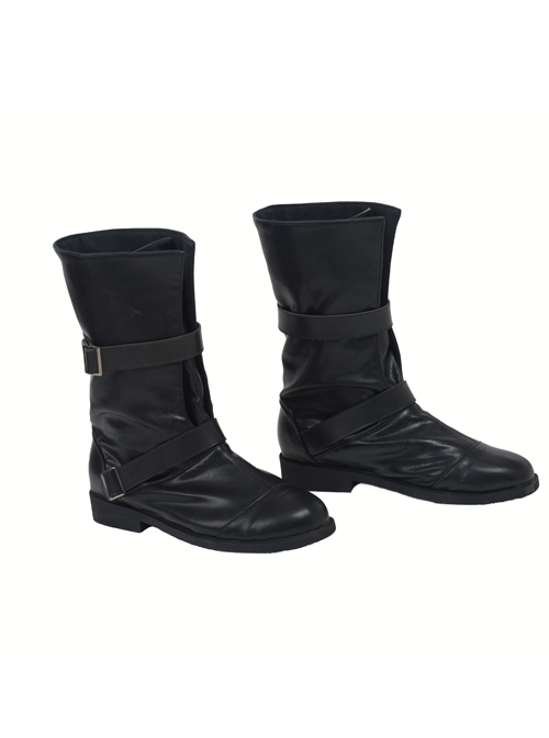 Japanese Anime Fullmetal Alchemist Edward Elric Halloween Cosplay Accessories Black Boots