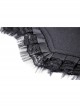 Black Dead Bat Doll Collar Gothic Lolita Lace Slim Fit Belt Polyester Mini Dress