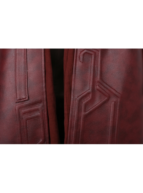 Guardians Of The Galaxy Vol 2 Star-Lord Peter Jason Quill Red Long Windbreaker Suit Halloween Cosplay Costume Red Long Windbreaker