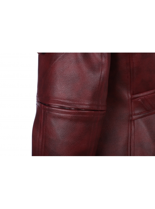 Guardians Of The Galaxy Vol 2 Star-Lord Peter Jason Quill Red Long Windbreaker Suit Halloween Cosplay Costume Red Long Windbreaker