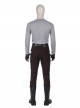 Guardians Of The Galaxy Vol 2 Star-Lord Peter Jason Quill Red Long Windbreaker Suit Halloween Cosplay Costume Brown Pants