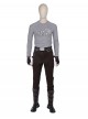 Guardians Of The Galaxy Vol 2 Star-Lord Peter Jason Quill Red Long Windbreaker Suit Halloween Cosplay Accessories Boots And Leg Guards