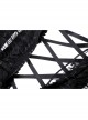 Gothic Invisible Black Wings Sexy Lace-Up Backless Slim Velvet Polyester Strap Dress