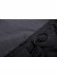 Punk Black Mesh Irregular Multilayer Skull Tattered Pleated Cotton Mini Skirt