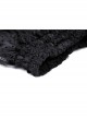 Black Lolita Pattern Slim Elastic Band Lace Layered Trim Polyester Mini Skirt