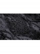 Black Lolita Pattern Slim Elastic Band Lace Layered Trim Polyester Mini Skirt