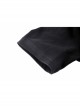 Punk Black Slim Fit Asymmetrical Design Sexy Shoulder Cotton T-Shirt
