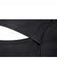 Street Punk Strapless Slim Fit Daily Fashion Cotton Asymmetrical Hollow Out Top