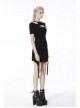 Street Punk Strapless Slim Fit Daily Fashion Cotton Asymmetrical Hollow Out Top