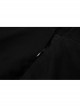 Front Metal Buckle Loops High Waist Splice Mesh Black Punk Short Skirt