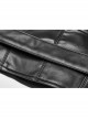 Metal Buckle Black Punk Leather Girdle