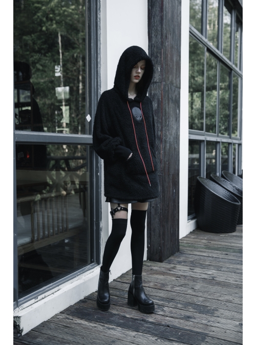 Bullet Metal Buckle Decoration Black Punk Clip Leg Sleeve