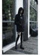 Bullet Metal Buckle Decoration Black Punk Clip Leg Sleeve