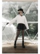 Bullet Metal Buckle Decoration Black Punk Clip Leg Sleeve