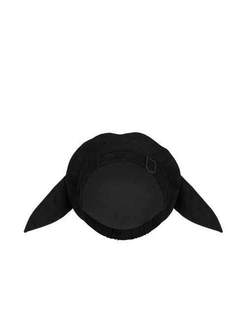 Metal Buckle Black Punk Clown Beret