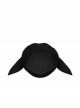 Metal Buckle Black Punk Clown Beret