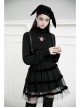 Metal Buckle Black Punk Clown Beret