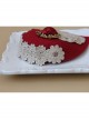 Retro Small Hat Headdress British Ladies Wine Red Hat Hairpin Bridal Jewelry Big Side Clip