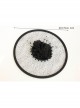 Black Exaggerated Net Yarn Flower Top Hat Retro Banquet Hat Head Accessories