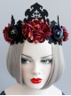 Retro Color Halloween Supplies Witch King Crown Headband Bride Wedding Wreath Hair Jewelry