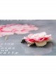 Vintage Gothic Creative Peach Blossom Brooch Heart-Shaped Corsage Brooch Fashion And Popular Fine Small Accessories