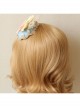 Palace Lolita Retro Rose Lace Pearl Luxury Ladies Spring Topper Head Accessories