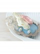 Palace Lolita Retro Rose Lace Pearl Luxury Ladies Spring Topper Head Accessories