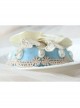 Palace Lolita Retro Rose Lace Pearl Luxury Ladies Spring Topper Head Accessories