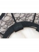 Black Retro Gothic Lace Crown Head Ornament Funny Halloween Christmas Exaggerated Headband