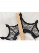 Black Retro Gothic Lace Crown Head Ornament Funny Halloween Christmas Exaggerated Headband