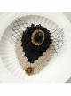 British Retro Gothic Black Net Gauze Bow Ladies And Ladies Small Top Hat Headwear Hair Accessories