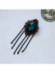 Bronze Halloween Gothic Style Dark Tassel Brooch Personality Badge Costume Matching Accessories