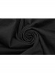 Front Chest Bandage Short Sleeve Black Punk Short Knit Halter T-Shirt