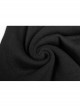 Metal Buckle Collar Front Chest Hollow-Out Long Sleeve Black Punk Tight T-Shirt