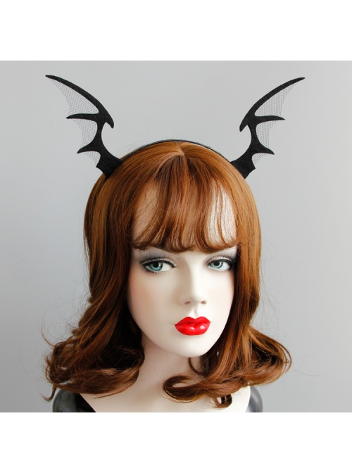 Halloween Gothic Funny Devil Horns Headband Sexy Host Party Hair Accessories