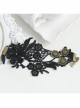 Gothic Style Retro Lace Flower Party Black Anklet