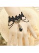 Black Vampire Love Retro Lace Exaggerated Fashion Women'S Bracelet
