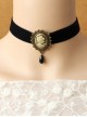 Gothic Black Velvet Retro Victorian Beauty Choker