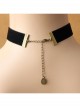 Gothic Black Velvet Retro Victorian Beauty Choker