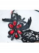 Halloween Christmas Gothic Personality Fashion Atmosphere Black Lace Broad-Brimmed Headband