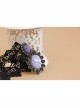 Gothic Style Retro Rose Flower Lace Pendant Female Short Necklace Fake Collar
