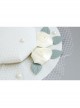 Palace Baroque Retro Horse Racing White Net Yarn Pearl Banquet Wedding Dress Top Hat