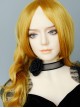 Black Rose Flower Gothic Niche Retro Sexy Girdle Choker