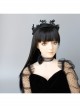 Black Rose Flower Gothic Niche Retro Sexy Girdle Choker