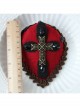 Red Gothic Cross Retro Halloween Party Dress Collocation Female Top Hat Hairpin