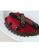 Red Gothic Cross Retro Halloween Party Dress Collocation Female Top Hat Hairpin