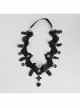 Halloween Masquerade Retro Flowers Lace Stretch Female Gothic Black Headband