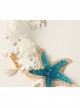 Fashion Beach Accessories Blue Starfish White Lace Choker