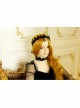 Black Net Yarn Lace Butterfly Headband Gothic Long Streamer Headwear